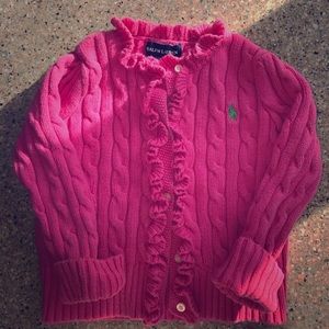 Baby girl cardigan sweater