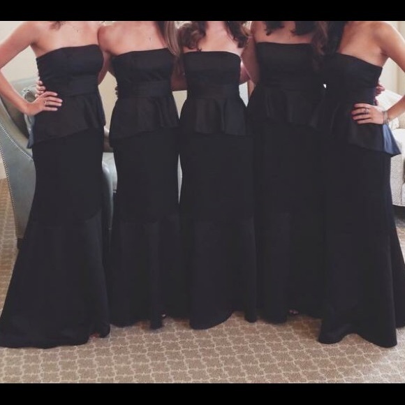 Vera Wang Black Dress - Size 4 - Picture 1 of 4
