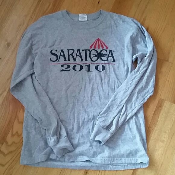 Saratoga race track tee