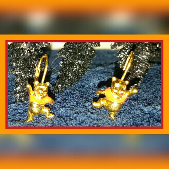 WINNIE THE POOH EARRINGS-DISNEY - Picture 3 of 5