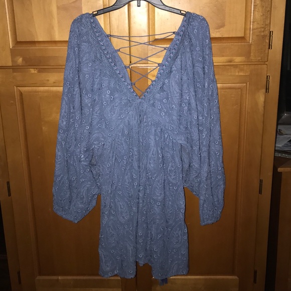 "SOLD *Traveling Love" Free People mini dress.