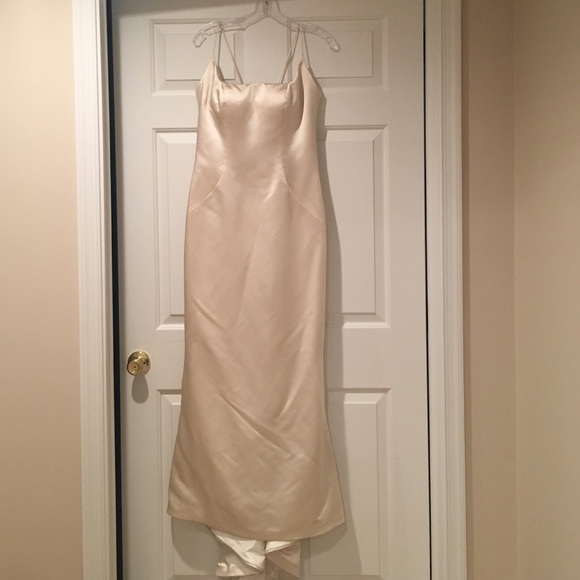 Reem Acra wedding gown