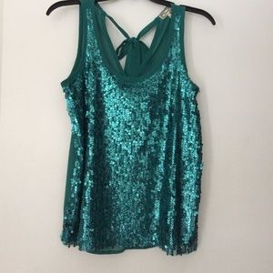 Kirra Pacsun Sequin Top
