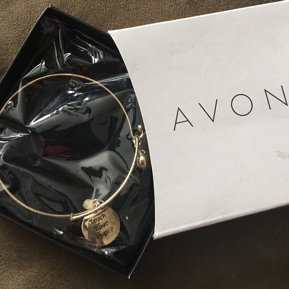 Avon Jewelry - Avon bracelet (Teach Love Inspire) new in box