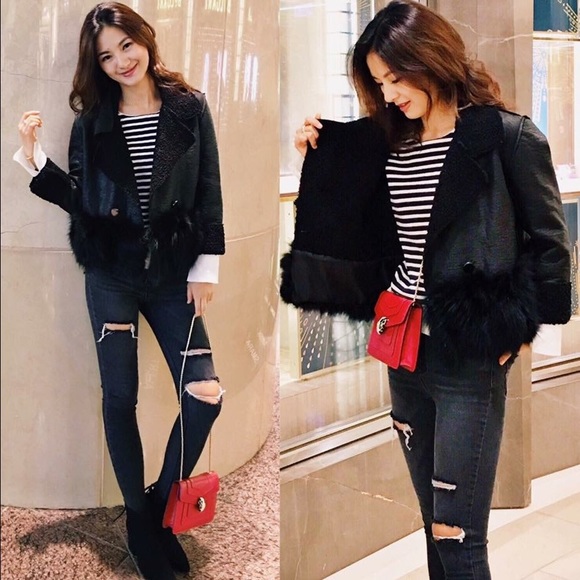 Classy Black Fur Jacket
