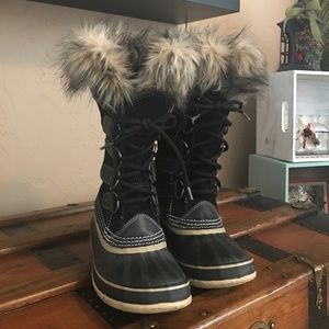 Sorel Waterproof Fur Snow Boots