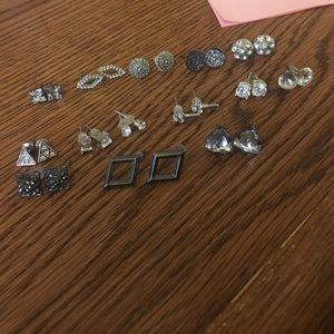 14 pairs of earrings