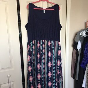 Just My Size Dresses - Tribal Lace Dress 3X Just My Size Dresses - Tribal Lace Dress 3X