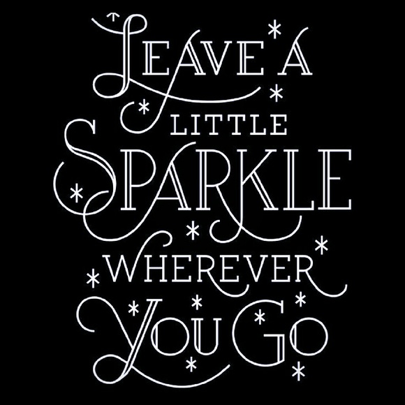 Glitter glitter smile smile