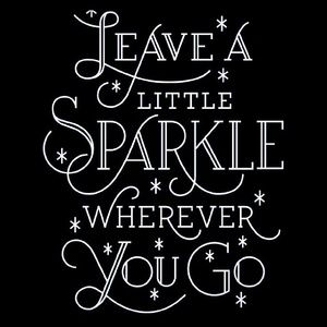 Glitter glitter smile smile