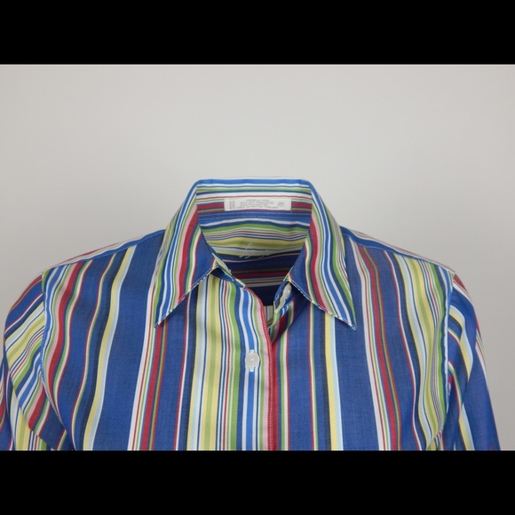 Fox Croft Wrinkle Free Striped Blouse
