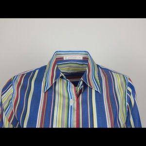 Fox Croft Wrinkle Free Striped Blouse