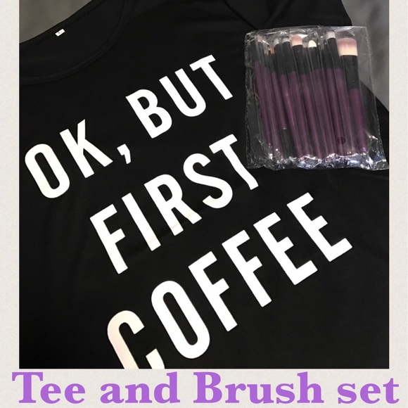 TEE AND BRUSH SET! ONE HOUR SALE