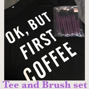 TEE AND BRUSH SET! ONE HOUR SALE