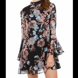 Floral Bell Sleeve Dress