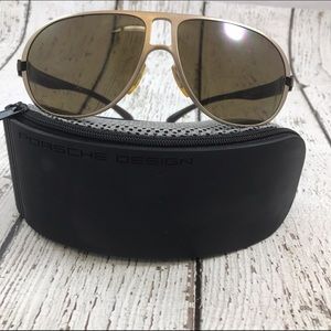 Authentic Porsche Design men's sunglasses gold