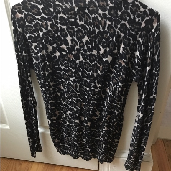 Cheetah Print Cardigan - Picture 2 of 2