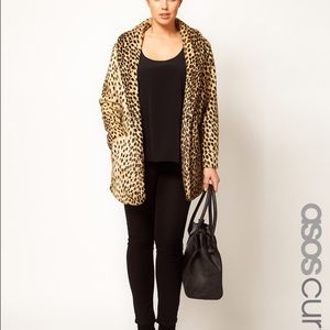 🎉HP TOTAL TRENDSETTER 🎉Asos Curve Leopard Coat