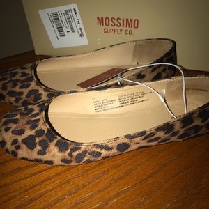 Mossimo Leopard Ballet Flats, Size 7.5