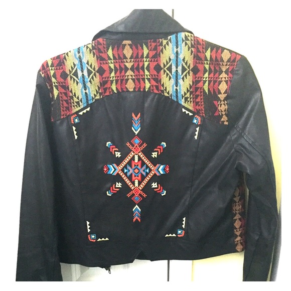 Nasty Gal Aztec Moto Jacket