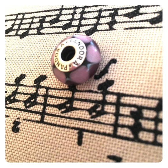 Multiple Purple Pandora Glass charm