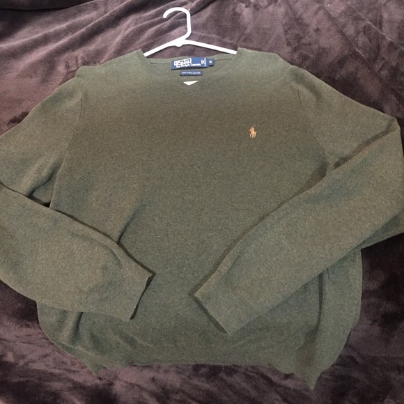 Polo by Ralph Lauren Pima Cotton V-Neck Sweater