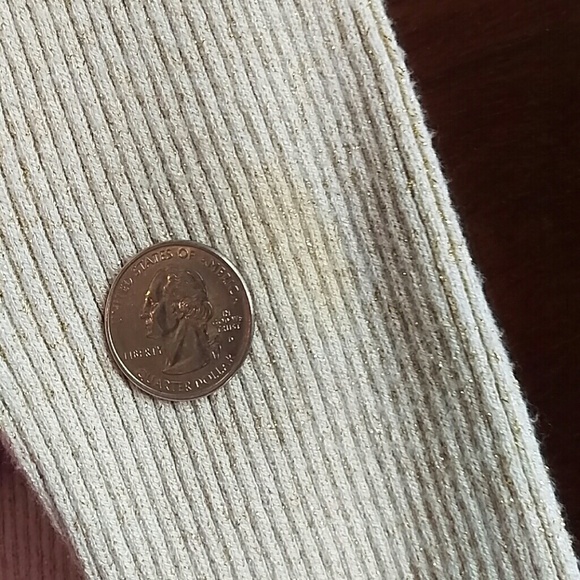 Gold Infused Scoop Back Sweater - Picture 7 of 8