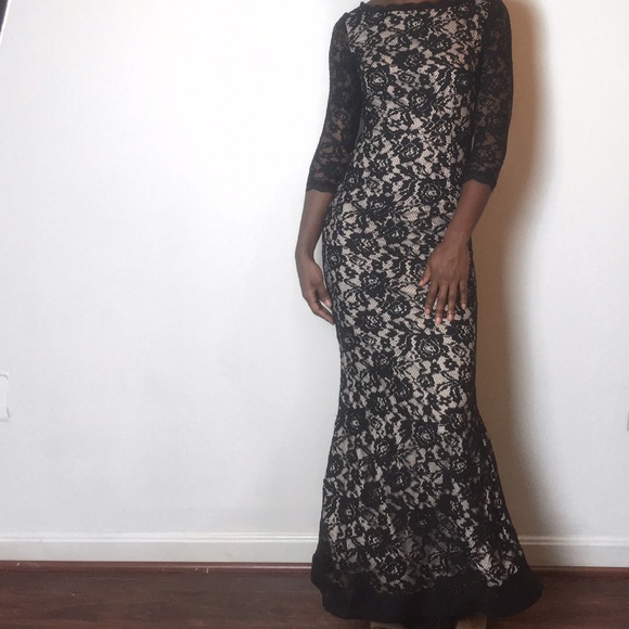 Lace formal long dress