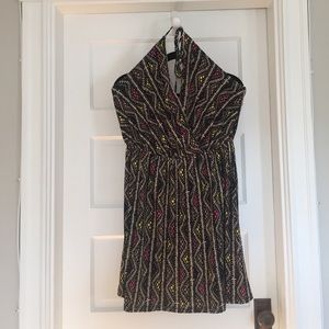 BCBGeneration Tribal Pattern halter dress