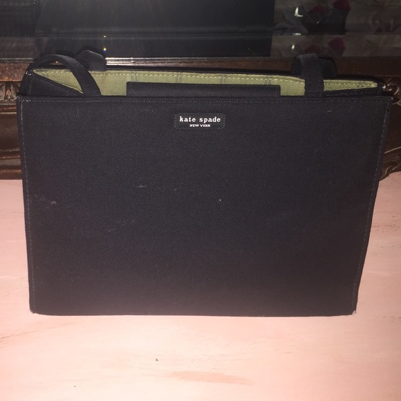 Old Classic Felt Black Kate Spade Handbag