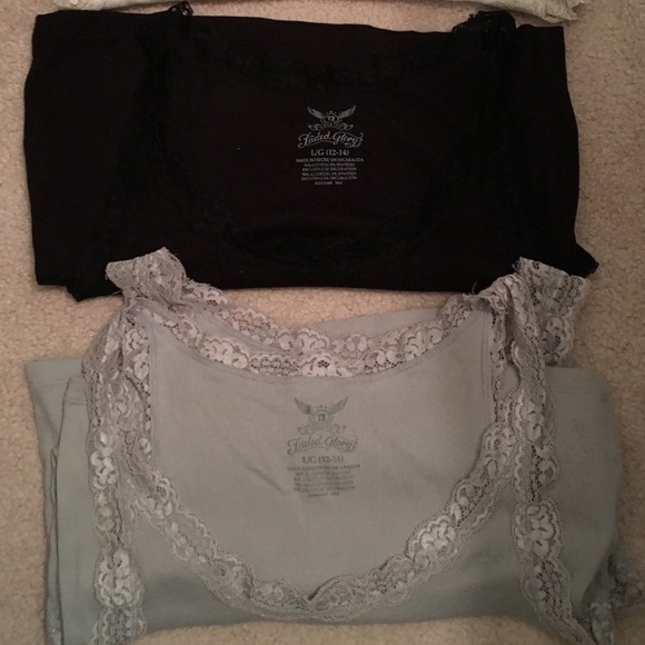 SOLD Faded Glory Ribbed Tanks 8 - Picture 2 of 4