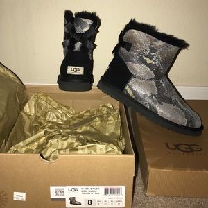 Ugg mini Bailey Bow SNAKE