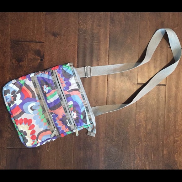 LeSportSac Crossbody in floral print.