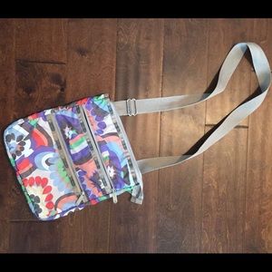 LeSportSac Crossbody in floral print.