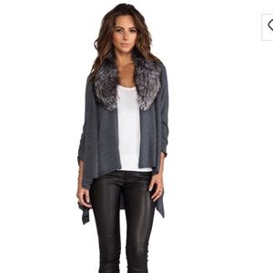 Gray Cascade Cardigan