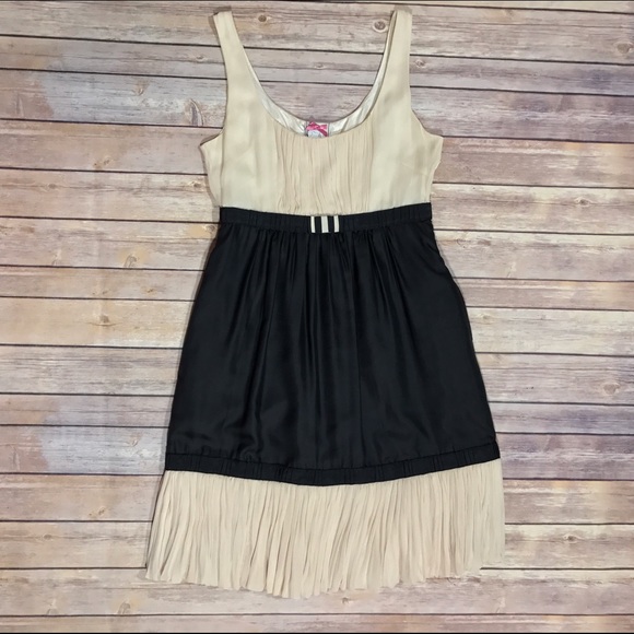 Yoana Baraschi Dresses & Skirts - Yoana Baraschi Silk Blend Pleated Sleeveless Dress