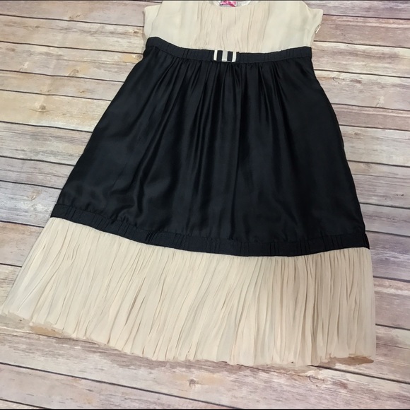 Yoana Baraschi Silk Blend Pleated Sleeveless Dress - Picture 2 of 4