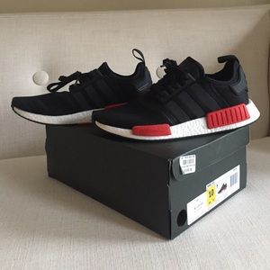 Adidas NMD R1 Black and Red Men's Size 10