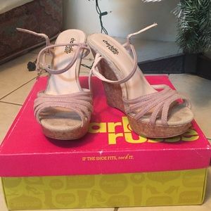 Charlotte Russe blush wedges
