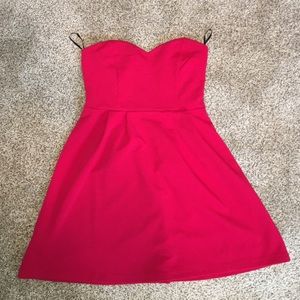FOREVER21 Red Cocktail Dress (Medium)