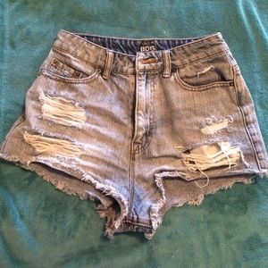 Free people high waisted shorts