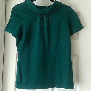 Short sleeve cowlneck