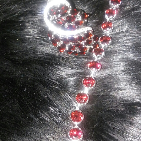 Sterling silver Garnets