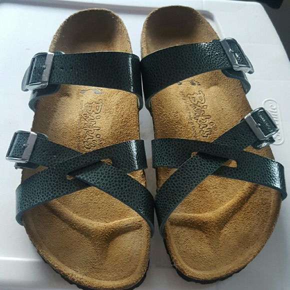 Birkenstock Shoes - BIRKENSTOCKS GREEN BIRKIES