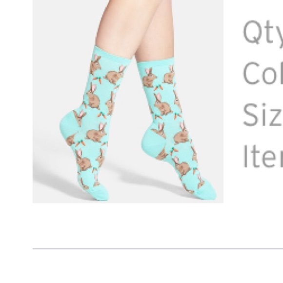 Accessories - Hot Bunny Socks BRAND NEW