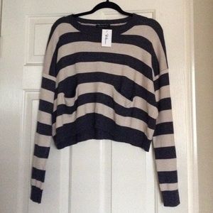 Ron Herman cashmere cropped sweater NWT