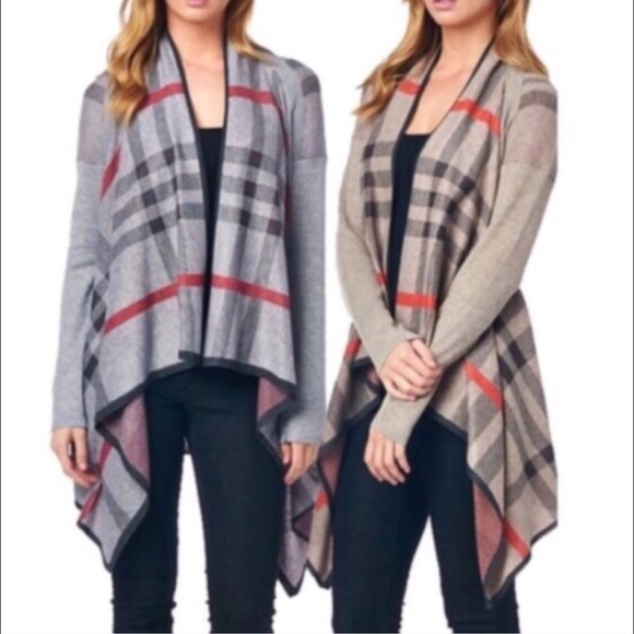 🚨1 HR SALE🚨NOLA asym cardigan - GREY - Picture 2 of 4