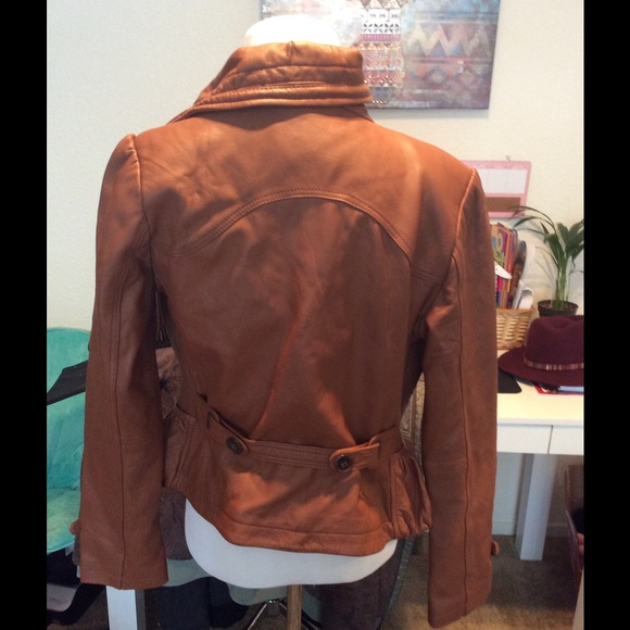 Cache Leather Jacket. Size 2 - image 2