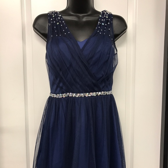 Blue party dress