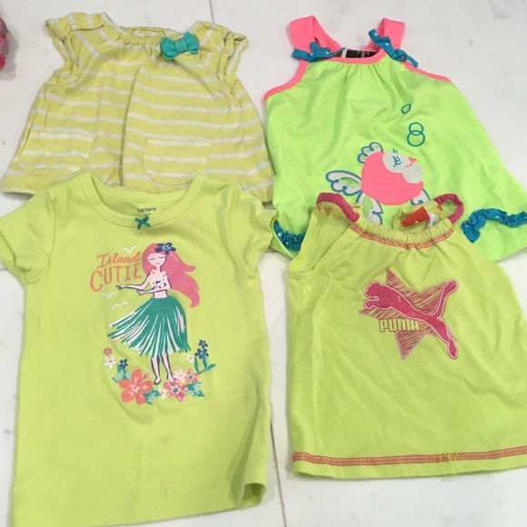 Set of four 12 months tops